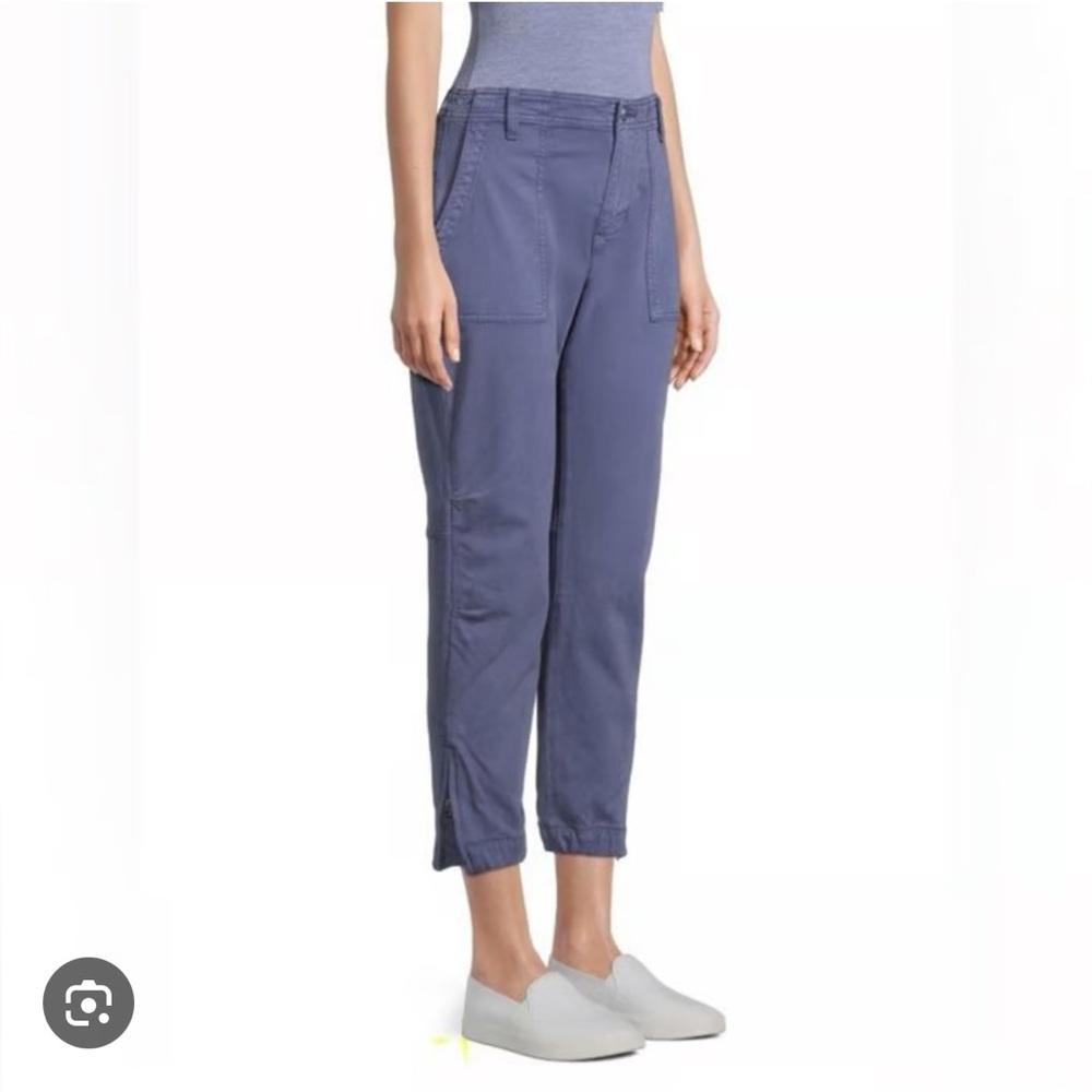 7 For All Mankind Side Zip Cargo Utility Jogger in French Blue Sz 26